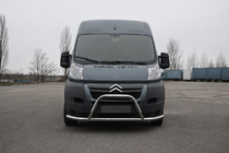 Peugeot Boxer 2006–2025 Predný ochranný rám ST019 (nerez) fotografia 1