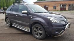 Renault Koleos 2008–2016 Bočné prahy Premium (2 ks, nerez.) 60 mm fotografia 1