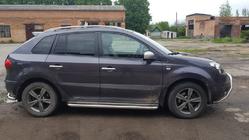 Renault Koleos 2008–2016 Bočné prahy Premium (2 ks, nerez.) 60 mm fotografia 2