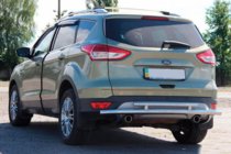 Ford Kuga/Escape 2013–2019 Zadný ochranný oblúk AK002-2 (nerez) fotografia 3