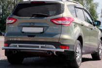 Ford Kuga/Escape 2013–2019 Zadný ochranný oblúk AK002-2 (nerez) fotografia 1