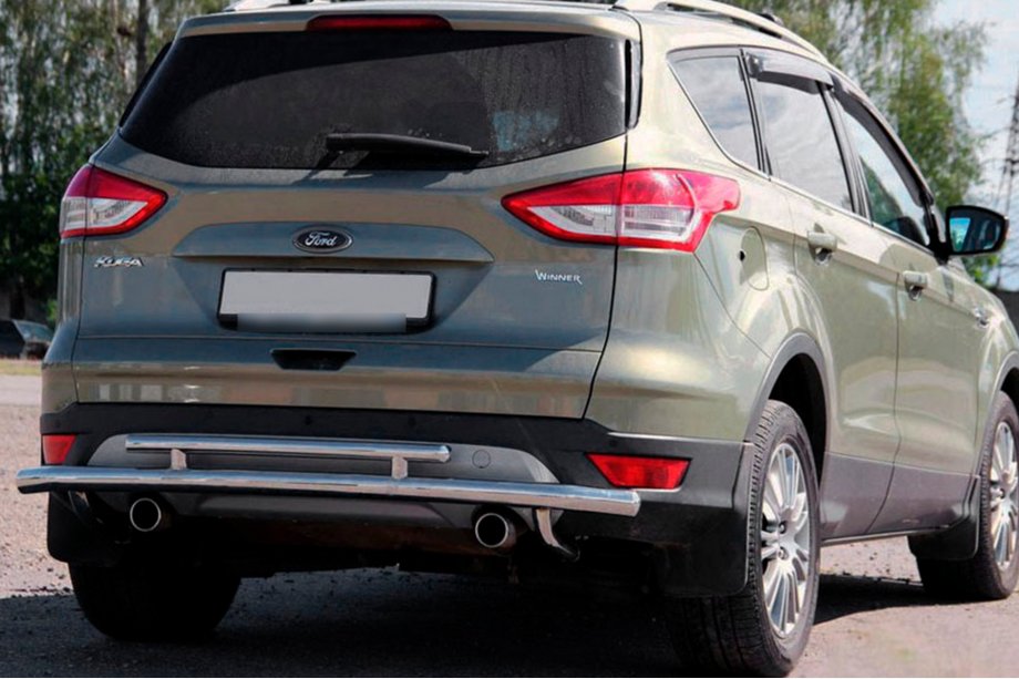 Ford Kuga/Escape 2013–2019 Zadný ochranný oblúk AK002-2 (nerez) Image