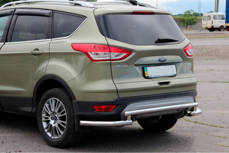 Ford Kuga/Escape 2013–2019 Zadný ochranný rám AK002-3 (nerez) Image