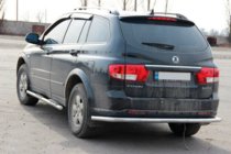 SsangYong Kyron 2005–2014 Zadný ochranný rám AK005 (nerez) fotografia 1