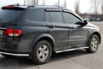 SsangYong Kyron 2005–2014 Bočné prahové rúrky BB002 (2 ks, nerez) fotografia 2