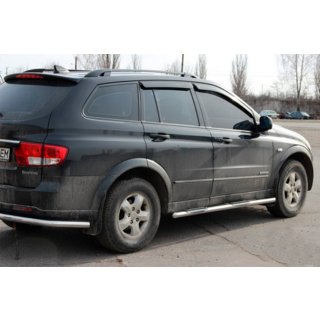 Bočné prahové rúrky BB002 (2 ks, nerez) SsangYong Kyron 2005–2014 fotografia 2