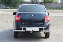 Lada Granta 2011– Zadný ochranný rám AK003-2 fotografia 4