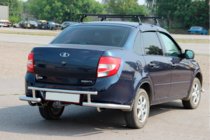 Lada Granta 2011– Zadný ochranný rám AK003-2 fotografia 3