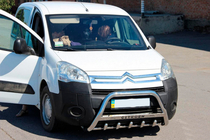 Citroen Berlingo 2008–2018 Predný ochranný rám WT004 (nerez) fotografia 2