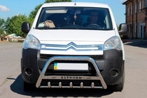Citroen Berlingo 2008–2018 Predný ochranný rám WT004 (nerez) fotografia 5