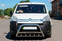Citroen Berlingo 2008–2018 Predný ochranný rám WT004 (nerez) fotografia 4