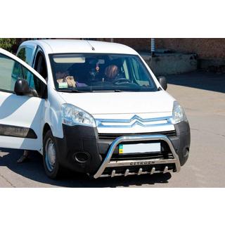 Predný ochranný rám WT004 (nerez) Citroen Berlingo 2008–2018 fotografia 2