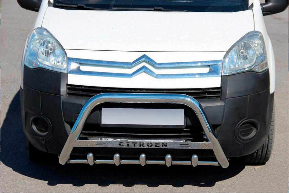 Citroen Berlingo 2008–2018 Predný ochranný rám WT004 (nerez) Image