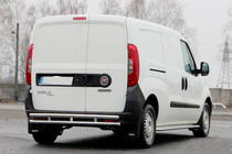 Opel Combo 2012–2018 Zadný ochranný rám AK002/1 – dvojitý (nerezová oceľ) fotografia 3
