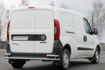 Opel Combo 2012–2018 Zadný ochranný rám AK005/2 – dvojitý (nerez) fotografia 1