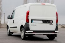 Opel Combo 2012–2018 Zadný ochranný rám AK005/2 – dvojitý (nerez) fotografia 3