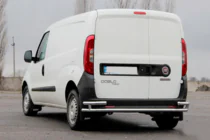 Fiat Doblo II 2010–2022 Zadný ochranný rám AK005/2 – dvojitý (nerez) fotografia 6