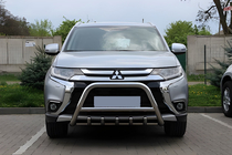 Mitsubishi Outlander 2012–2021 Predný ochranný rám WT003 (nerez) fotografia 3