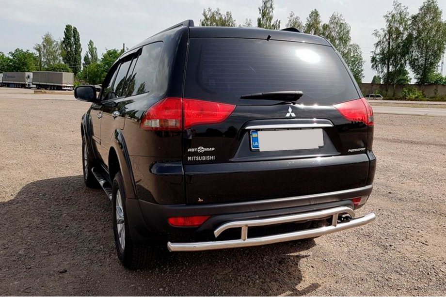 Mitsubishi Pajero Sport 2008–2015 Zadný ochranný rám AK002-2 (2 ks, nerez) Image