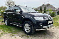 Mitsubishi Pajero Sport 2008–2015 Predný ochranný rám ST015 (nerez) fotografia 1