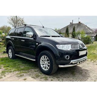 Predný ochranný rám ST015 (nerez) Mitsubishi Pajero Sport 2008–2015 fotografia 1