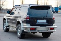 Mitsubishi Pajero Sport 1996–2007 Zadný ochranný rám AK-Special (nerez) fotografia 4