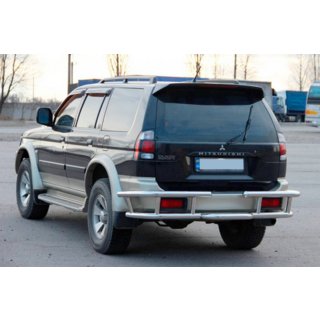 Zadný ochranný rám AK-Special (nerez) Mitsubishi Pajero Sport 1996–2007 fotografia 4