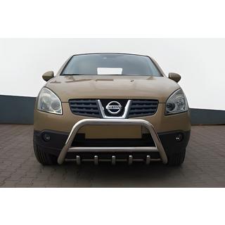 Predný ochranný rám WT003 (nerez) Nissan Qashqai 2007–2010 fotografia 1