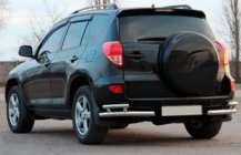 Toyota Rav 4 2006–2013 Zadné rohové diely AK003-double (2 ks, nerez) fotografia 3