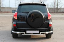 Toyota Rav 4 2006–2013 Zadné ochranné oblúky AK005-2 (2 ks, nerez) fotografia 2