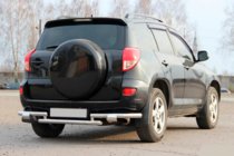 Toyota Rav 4 2006–2013 Zadné ochranné oblúky AK005-2 (2 ks, nerez) fotografia 3