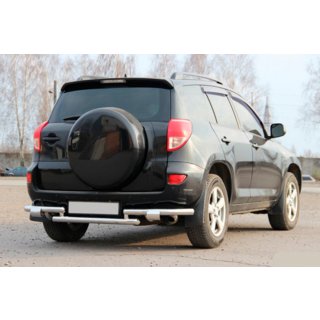Zadné ochranné oblúky AK005-2 (2 ks, nerez) Toyota Rav 4 2006–2013 fotografia 3