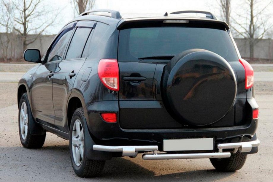 Toyota Rav 4 2006–2013 Zadné ochranné oblúky AK005-2 (2 ks, nerez) Image