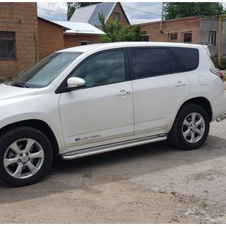 Bočné nášľapy Premium (2 ks, nerez) Toyota Rav 4 2006–2013 fotografia 1