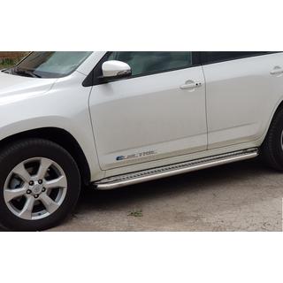 Bočné nášľapy Premium (2 ks, nerez) Toyota Rav 4 2006–2013 fotografia 3