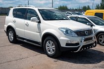 SsangYong Rexton I 2001–2017 Predný ochranný rám WT004 (nerez) fotografia 4