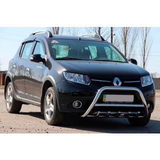 Predný ochranný rám WT003 (nerez) Dacia Sandero 2013–2020 fotografia 3