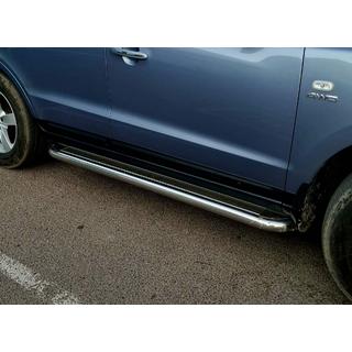 Bočné prahy Premium (2 ks, nerez.) Hyundai Santa Fe 2 2006–2012 fotografia 1
