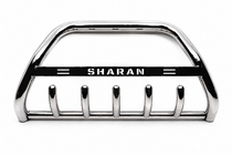 Volkswagen Sharan 1995–2010 Predný ochranný rám WT004 (nerez) fotografia 4
