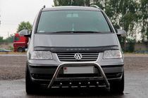 Volkswagen Sharan 1995–2010 Predný ochranný rám WT004 (nerez) fotografia 3