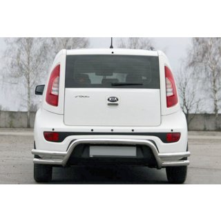 Zadný ochranný rám AK007-2 (nerez) Kia Soul II 2013–2018 fotografia 1