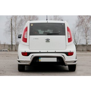 Zadný ochranný rám AK007-2 (nerez) Kia Soul II 2013–2018 fotografia 3