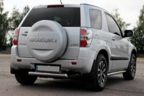 Suzuki Grand Vitara 2005–2017 Zadný ochranný oblúk AK002 (nerez) fotografia 4