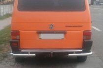 Volkswagen T4 Transporter 1990–2003 Zadný ochranný oblúk AK003-2 (nerez) fotografia 1