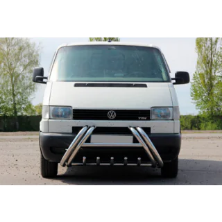Predný ochranný rám (bullbar) Kelebek WT011 (nerez) Volkswagen T4 Transporter 1990–2003 fotografia 2