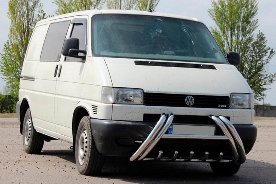 Volkswagen T4 Caravelle/Multivan 1990–2003 Predný ochranný rám (bullbar) Kelebek WT011 (nerez) Image