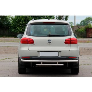 Zadný ochranný rám AK002-2 (nerez) Volkswagen Tiguan 2007–2016 fotografia 3