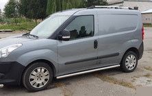 Fiat Doblo II 2010–2022 Bočné trubky (2 ks, nerez) fotografia 2