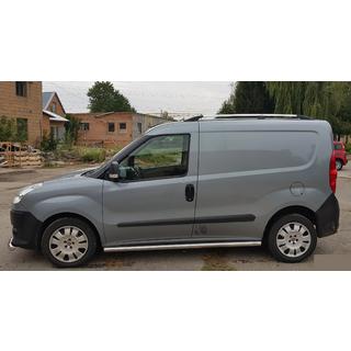 Bočné trubky (2 ks, nerez) Fiat Doblo II 2010–2022 fotografia 3