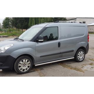 Bočné trubky (2 ks, nerez) Fiat Doblo II 2010–2022 fotografia 2